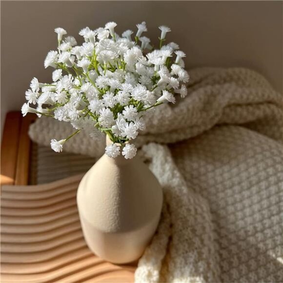 0Pcs 30 Bunches Babys Breath Artificial Fake Flowers Bouquet  Gypsophila - Picture 4 of 7